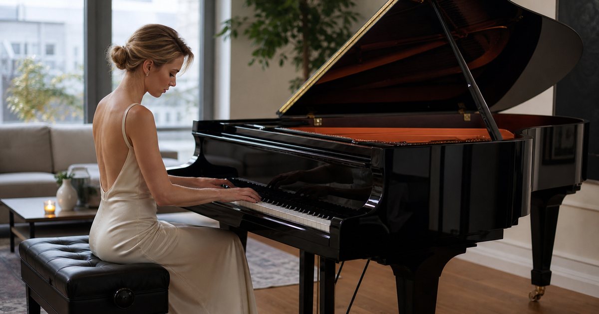 How do you choose between a grand and upright piano for the home?