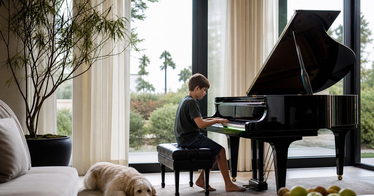 Which piano finish holds up best in a busy family living room over time?